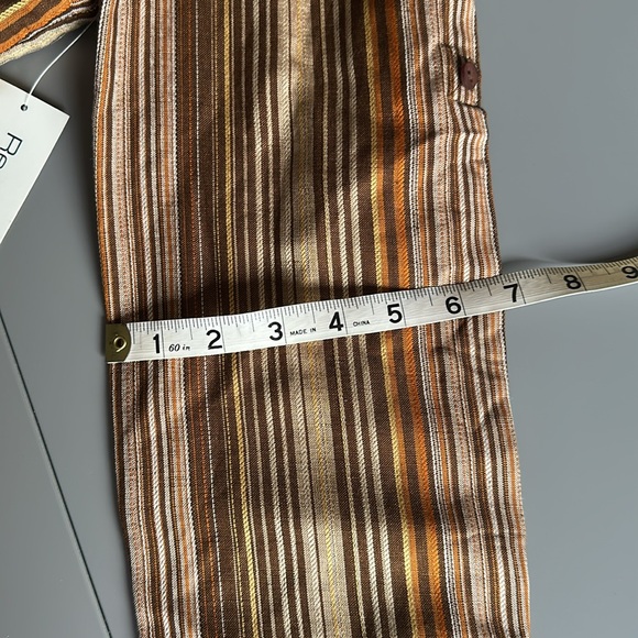 NWT Rena Rowan Linen Top Bark Multicolor 10P - Picture 7 of 13